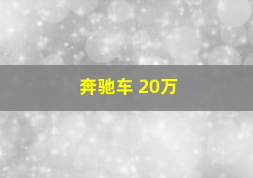 奔驰车 20万